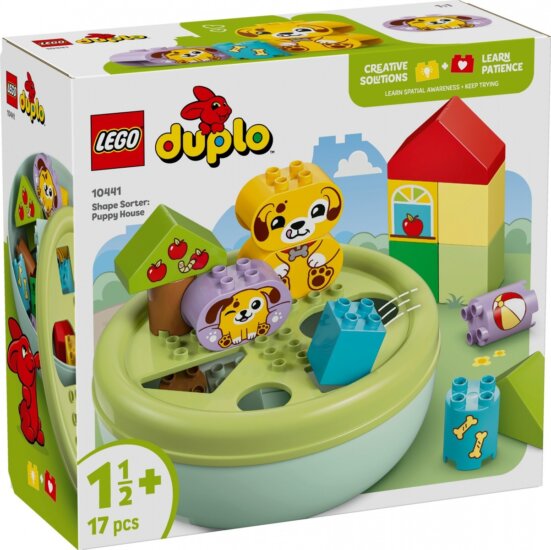 LEGO® Duplo: 10441 - Formaválogató: Kutyusház