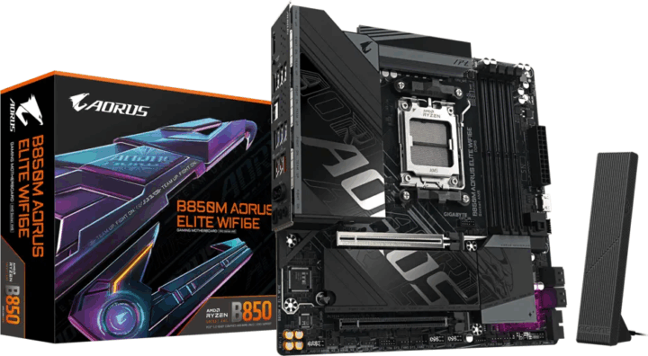 Gigabyte B850M Aorus Elite WiFi6E DDR5 AMD AM5 MicroATX Alaplap