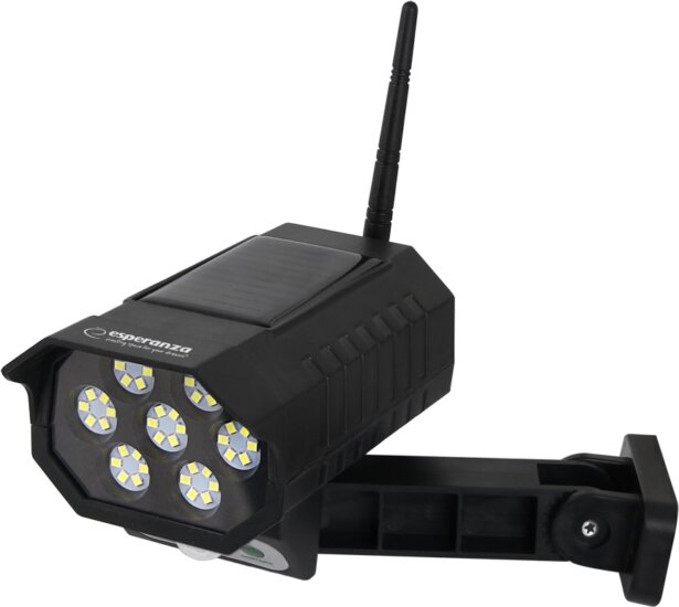 Esperanza ECA103 Phantom Napelemes Lámpás Bullet Álkamera - Fekete