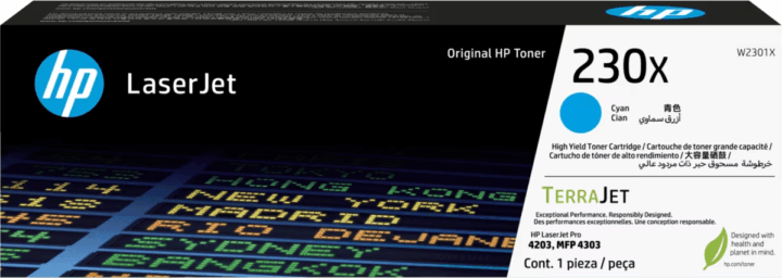 HP 230X Eredeti Toner - Cián