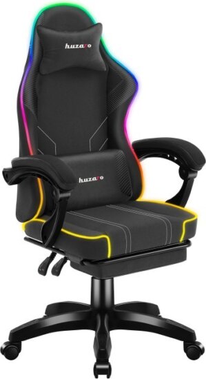 Huzaro Force 3.7 RGB LED Gamer szék - Fekete