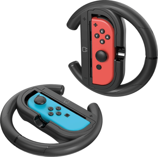 Venom VS4934 Nintendo Swtich 2/Switch Racing Wheel Twin Pack Kontroller Kiegészítő Kormány
