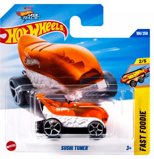 Mattel Hot Wheels Fast Foodie Sushi Tuner kisautó 1:64