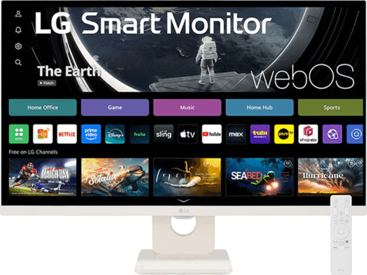 LG 27" 27U511SA-W Smart 16:9 FullHD IPS LED Monitor - Fehér