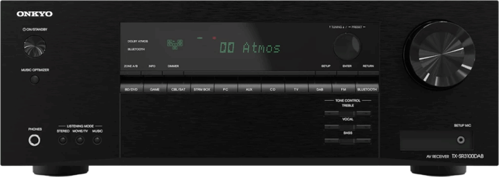 Onkyo TX-SR3100DABB 5.2 Csatornás Házimozi AV Erősítő - Fekete