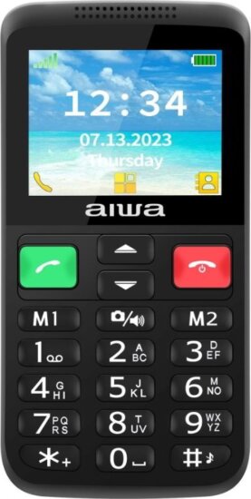 Aiwa FPH-S200-2G Dual SIM Mobiltelefon - Fekete Aiwa FPH-S200-2G Dual SIM Mobiltelefon - Fekete