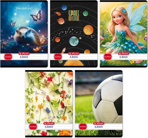 Herlitz Mix A5 32 lapos üzenőfüzet - Többfajta