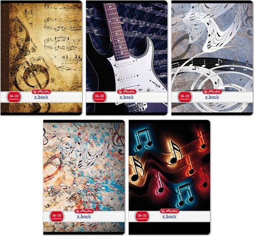 Herlitz Design II 32 Lapos A5 Hangjegyfüzet - Többfajta