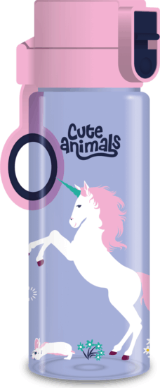 Ars Una Cute Animals Unikornis Műanyag Gyerek Kulacs 475ml - Mintás