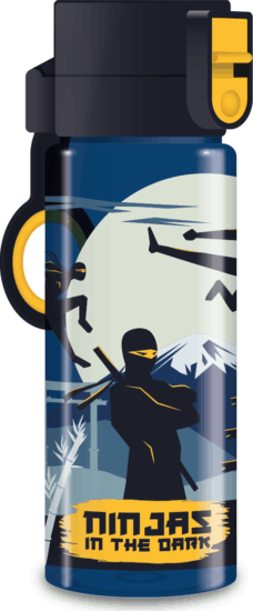 Ars Una Ninjas in the Dark Műanyag Gyerek Kulacs 475ml - Mintás Ars Una Ninjas in the Dark Műanyag Gyerek Kulacs 475ml - Mintás