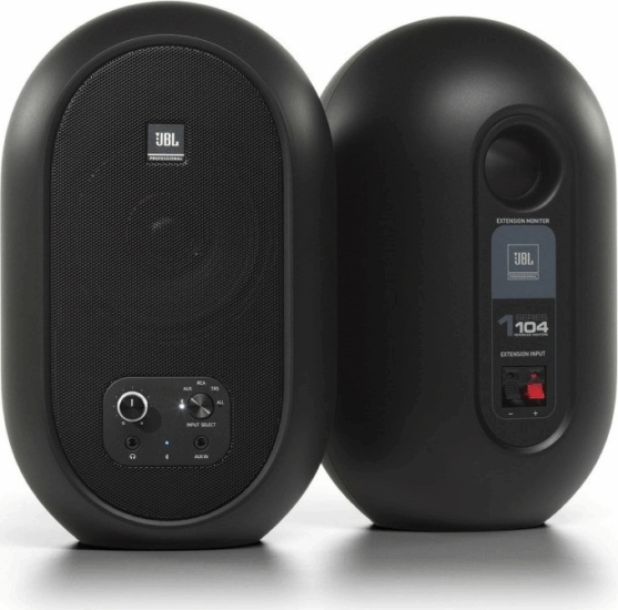 JBL 104-BT Aktív 2-utas Stúdiómonitor Hangfal - Fekete