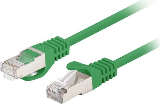 Lanberg U/UTP Cat6 RJ45 Patch kábel 0.5m - Zöld (10db / csomag)