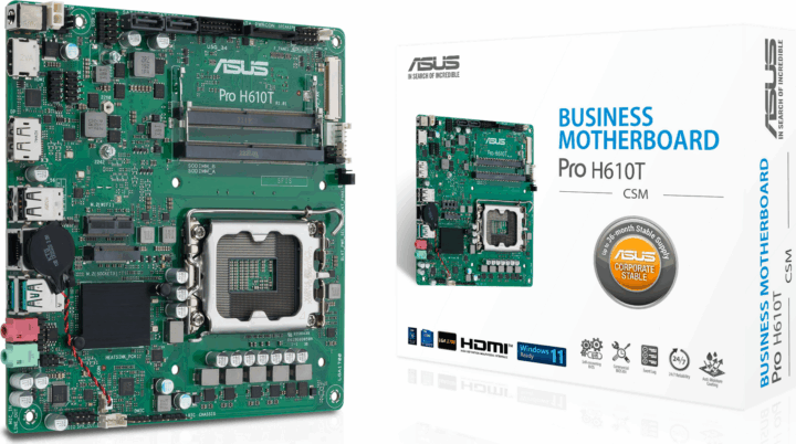 Asus H610T-CSM Pro DDR5 intel s1700 MicroATX alaplap
