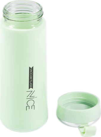 Iris KT-569 Üveg Termosz Kulacs 400ml - Zöld