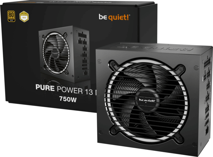 Be Quiet! 750W Pure Power 13 M 80+ Gold moduláris Tápegység