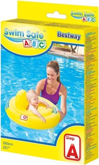 Bestway 78617 Biztonsági bébi úszógumi - Sárga (69cm)
