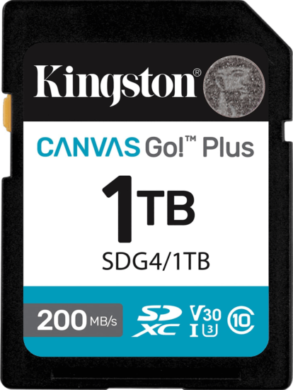Kingston 1TB Canvas Go Plus Gen4 SDXC UHS-I C10 Memóriakártya