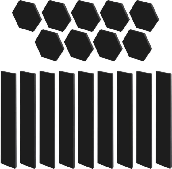 Emos ZIW269R GoSmart Lines RGBIC Dekorációs Lámpa készlet (9db / csomag) - Fekete