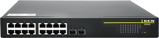 DCN ES430-18P-POE Fémházas 16+2-port Gigabit Switch DCN ES430-18P-POE Fémházas 16+2-port Gigabit Switch