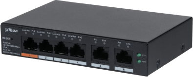 Dahua CS4006-4GT-60 Fémházas 4+2-port Gigabit Switch