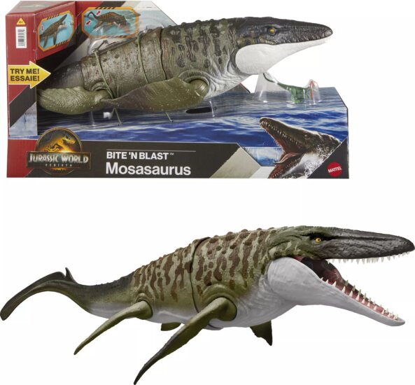 Mattel Jurassic world Mosasaurus dinoszaurusz figura