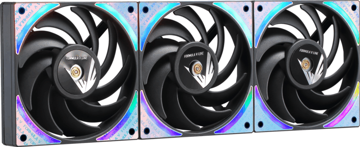 Formula Air Bridge Plus BK 120mm PWM ARGB Rendszerhűtő ventilátor 3db - Fekete Formula Air Bridge Plus BK 120mm PWM ARGB Rendszerhűtő ventilátor 3db - Fekete