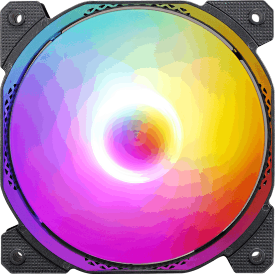 Formula Cosmic 12BK ARPW 120mm PWM ARGB Rendszerhűtő ventilátor - Fekete