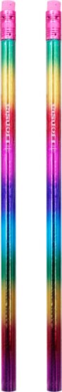 Bensia "HB" Grafitceruza radírral - Szivárvány mintás