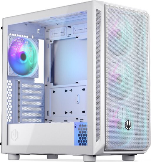 Endorfy ARX 700 ARGB Midi Torony Számítógépház + 4db 140mm ARGB Ventilátr - Fehér