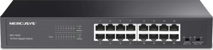 Mercusys MS116GS Fémházas 16-port Gigabit Switch