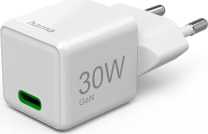 Hama 201982 Super Mini USB-C Hálózati Gyorstöltő Adapter 30W - Fehér