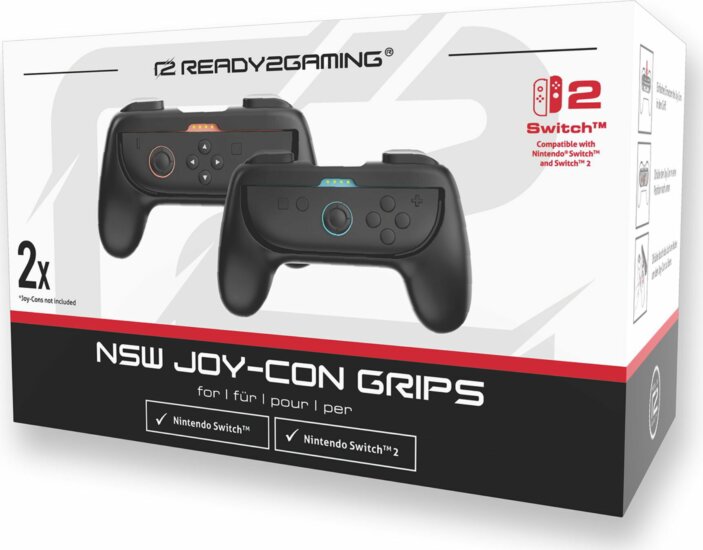 Ready2gaming GRIPS 2er Pack Kontroller (Nintendo Switch 2) - Fekete