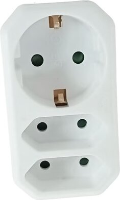 BlackBird BH1617 Hálózati Dugalj 3 aljzatos elosztó - Fehér