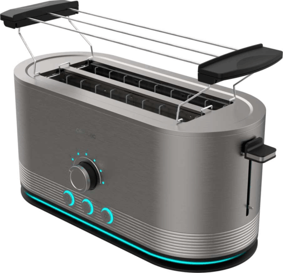 Cecotec Shine&Toast Extra Double 2 szeletes Kenyérpirító 1400W - Inox