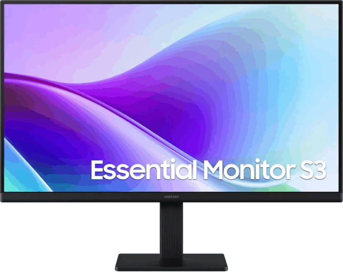 Samsung 24" S3 S32GF Essential 16:9 IPS FullHD Monitor - Fekete