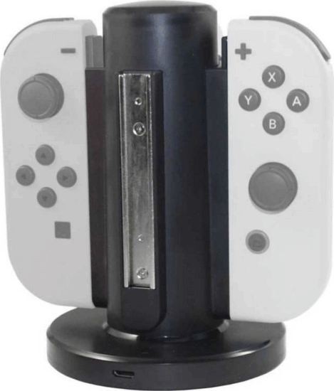 ready2gaming 4in1 LED töltőállomás Nintendo Switch 2 kontrollerhez - Fekete