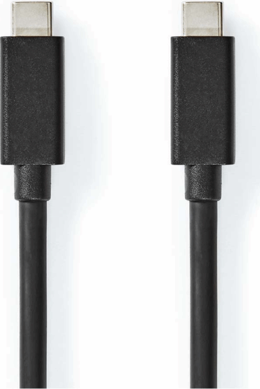 Nedis CCGL64020BK10 USB-C apa - USB-C apa 3.2 Adat és töltő Kábel 1m - Fekete