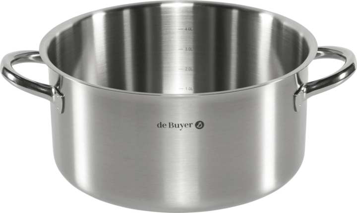 De Buyer Prim Appety Rozsdamentes Acél Lábas Ø 24cm 4L - Inox