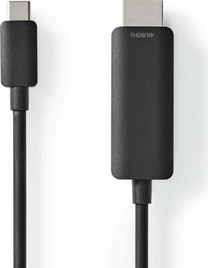 Nedis CCGL64655BK10 USB Type-C apa - HDMI apa Átalakító Adapter