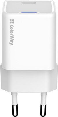 ColorWay 052PD USB-C Hálózati töltő szett 25W - Fehér