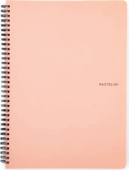 Oxybag Pastelini 60 lapos A4 vonalas spirálfüzet - Sárgabarack