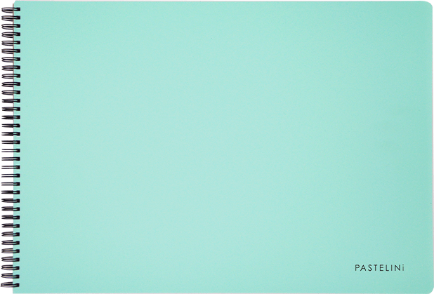 Oxybag Pastelini 40 lapos A4 Rajz- és vázlattömb - Zöld