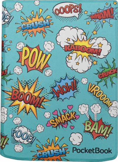 Pocketbook Comic 7,8" E-Book olvasó Tok - Mintás