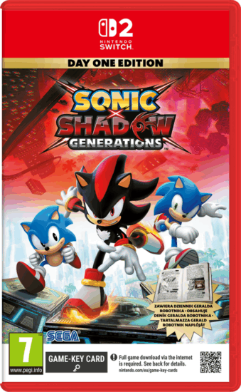 Sega Sonic X Shadow Generations Nintendo Switch 2 játékszoftver Sega Sonic X Shadow Generations Nintendo Switch 2 játékszoftver