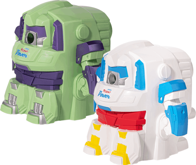 Deli Robot formájú színes asztali hegyezőgép - Többféle Deli Robot formájú színes asztali hegyezőgép - Többféle