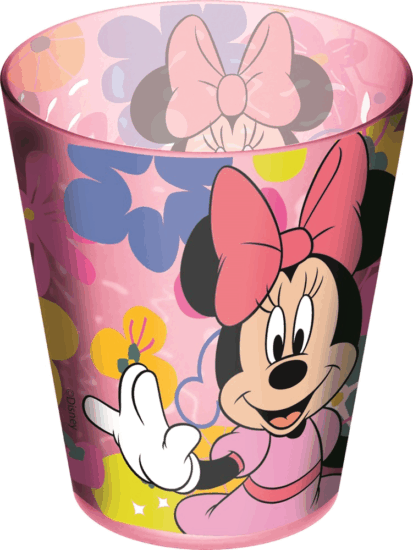 Iris Disney Licenc Minnie joy műanyag pohár 285ml - Rózsaszín/Mintás
