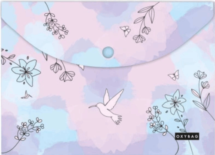 Oxybag Colibri A4 Patentos Irattartó tasak - Mintás