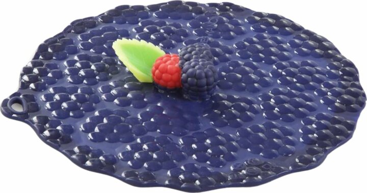 Charles Viancin Berries Szilikon fedő 20 cm - Kék szeder forma