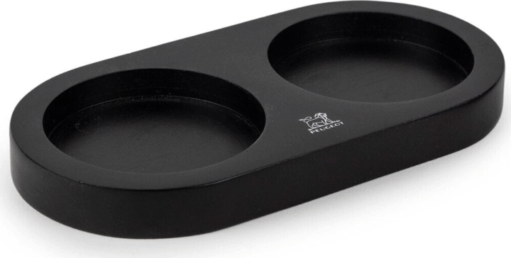 Peugeot Linea Bambusz Só / Borsörlő tálca Ø 65 mm őrlőkhöz - Matt fekete