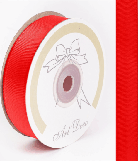 Iris ripsz díszítő szalag 19mm x 25m - Piros